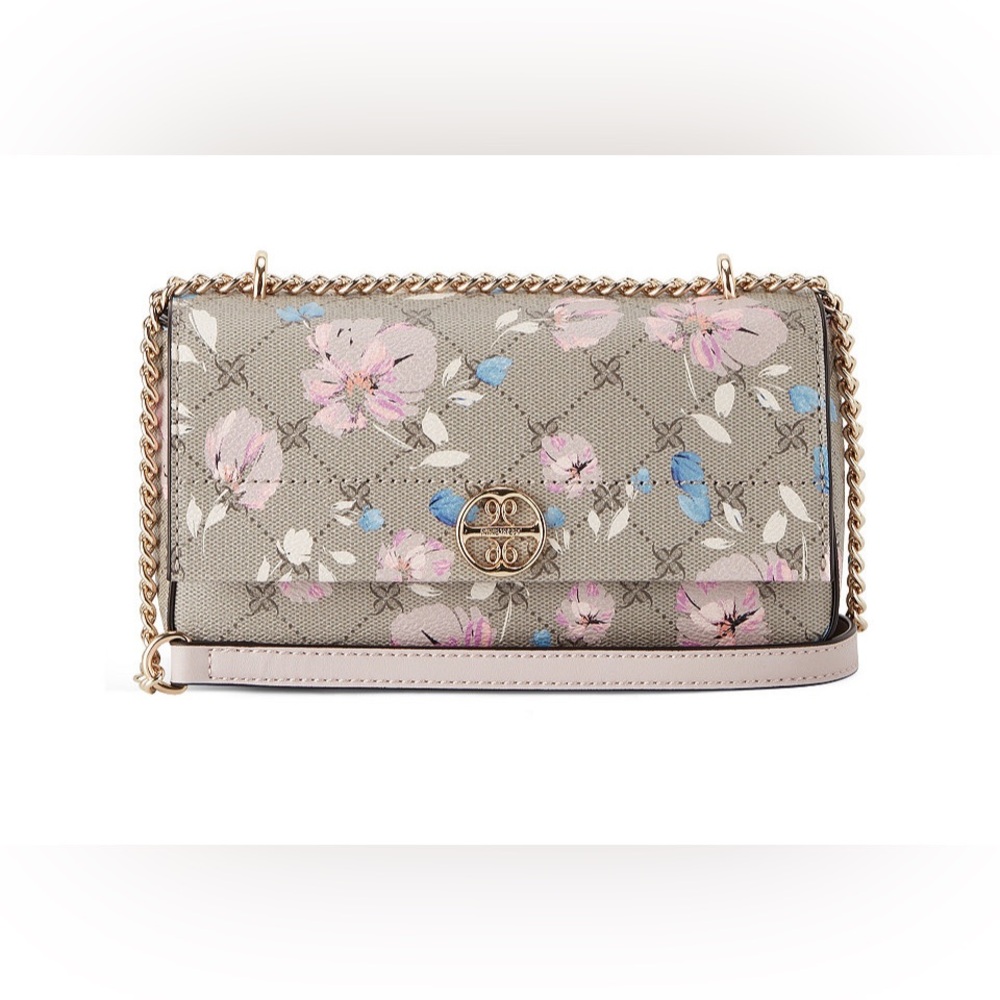 Crossbody Floral Chain Shoulder Bag